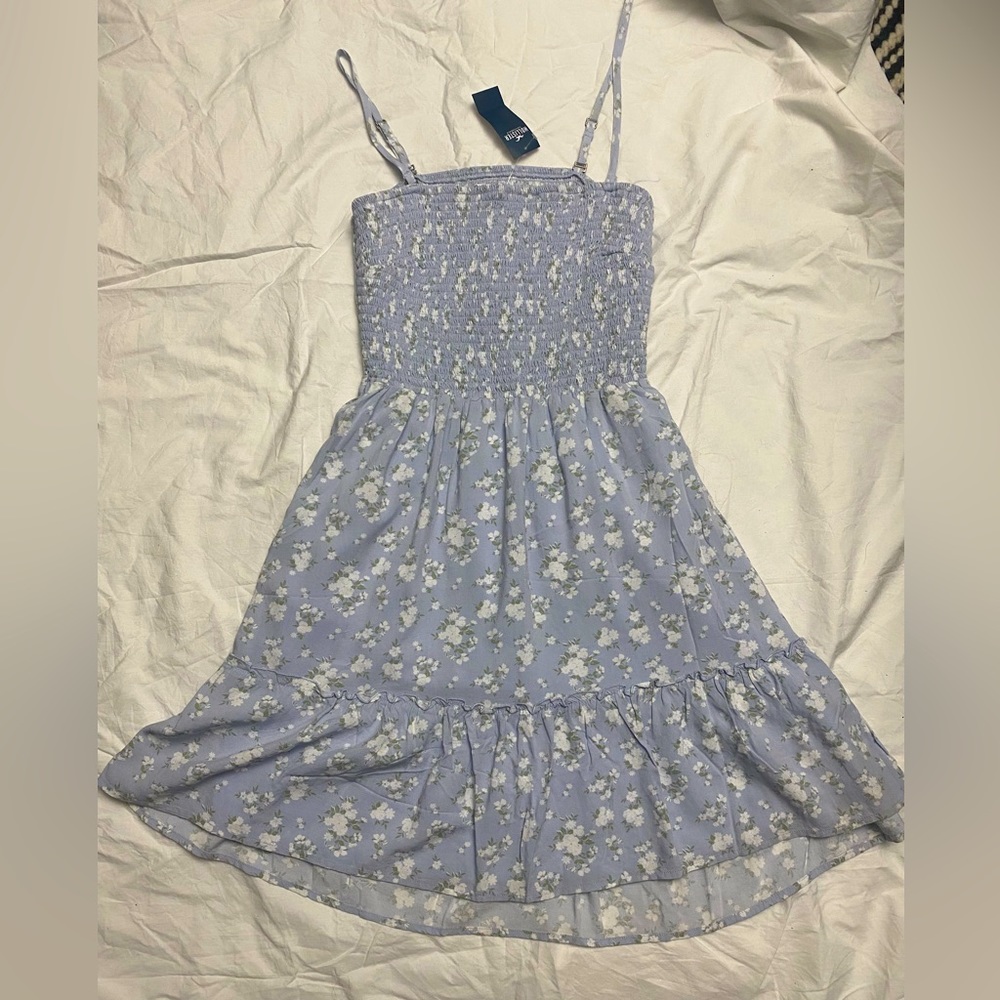 Light Blue Hollister Mini Dress New with Tags size L